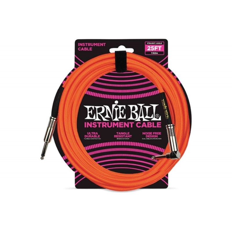 ERNIE BALL 6067 CAVO STRUMENTO NEON ORANGE