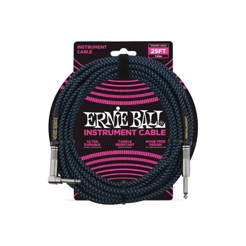 ERNIE BALL 6060 CAVO STRUMENTO NERO/BLU