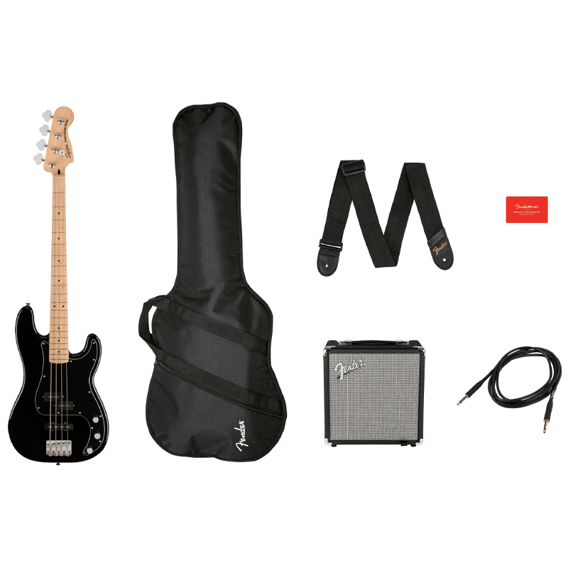 Fender Affinity Series Precision Bass Pj Pack Black