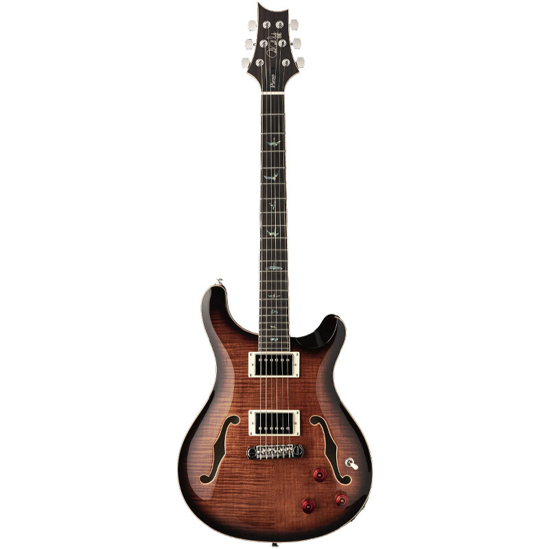 PRS SE Hollowbody II Piezo Black Gold Burst