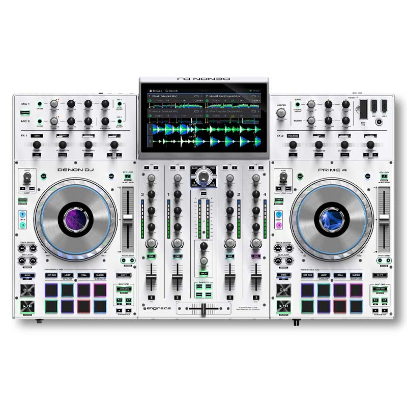 Denon DJ Prime 4+ Limited Edition White