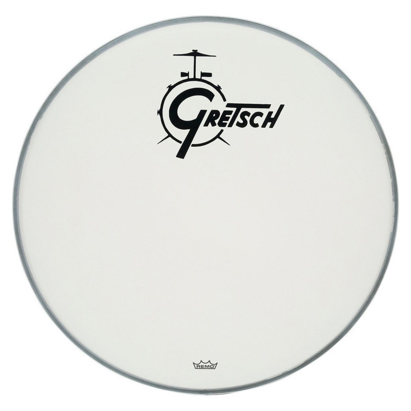 Gretsch Pelle Per Grancassa Ambassador White Coated 20"