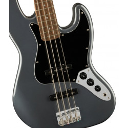 Fender Squier Affinity Series Jazz Bass Lrl Charcoal Frost Metallic