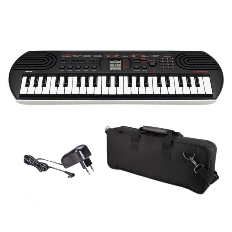 Casio SA81 + Alimentatore Soundsation PSU15 + Custodia Generica