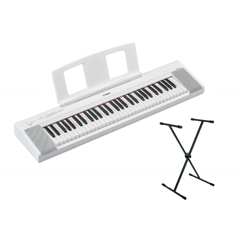 Yamaha NP-15 Piaggero White + Supporto ad X