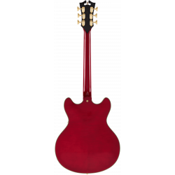 D'angelico Excel DC Trans Cherry Con Stop-Bar Tailpiece