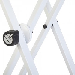 Quiklok T20-WH-BB Supporto a Doppia X Per Tastiera Bianco