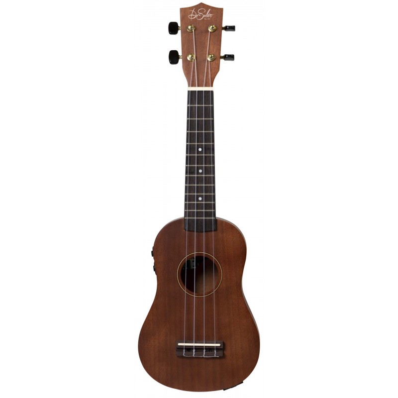 De Salvo Ukulele Soprano Mogano EQ