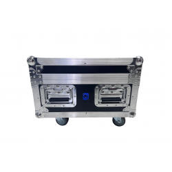 Kyros 8 LED Par 6x18W 6in1 Wifi + Batteria UV In Flight Case Ricaricabile