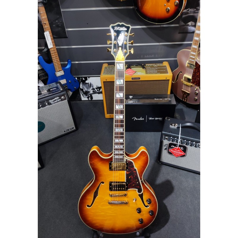 D'angelico Excel DC XT Iced Tea Burst - Usato