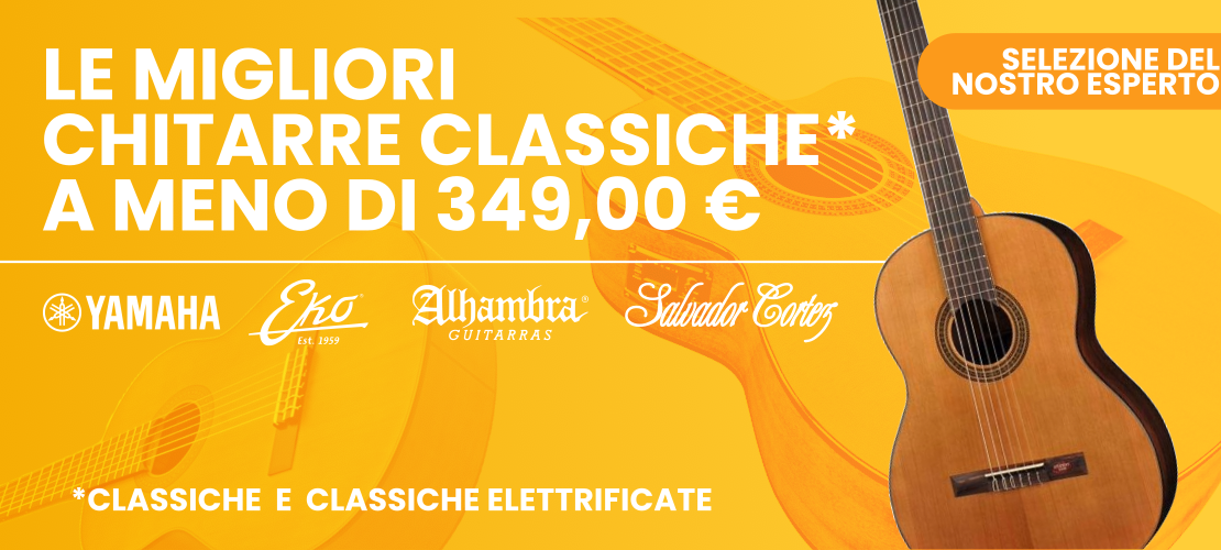 Le migliori chitarre classiche  a meno di 349,00 €